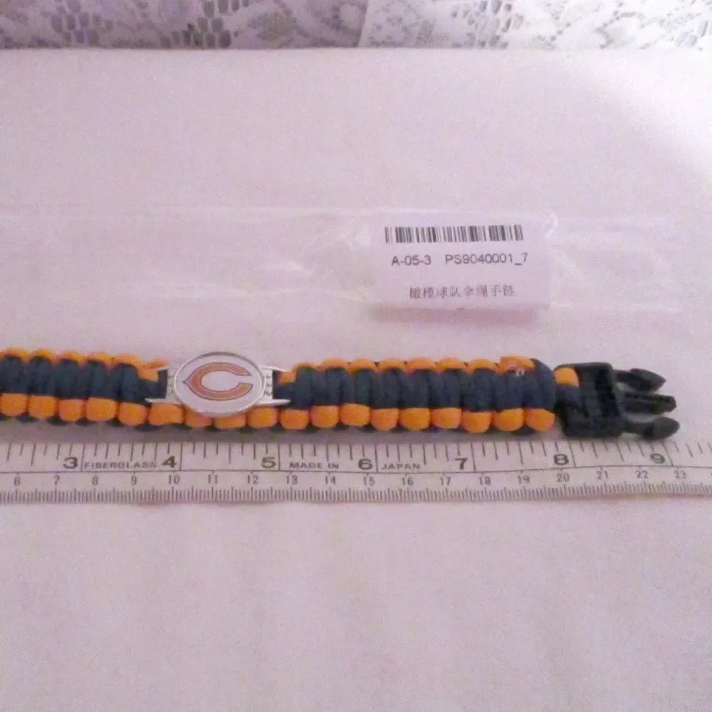 Chicago Bears NFL Football Wristband